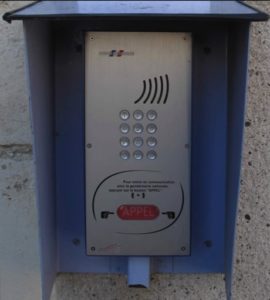 Interphone de la gendarmerie